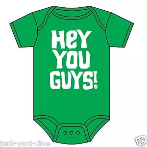 80s THE GOONIES BABY GROW HEY YOU GUYS SLOTH LOVES CHUNK ASST COLOURS 0-18 M NEW - Picture 1 of 26