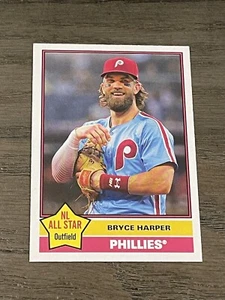 2025 Topps Heritage 25 aniversario Bryce Harper #H25-25 Philadelphia Phillies - Imagen 1 de 2