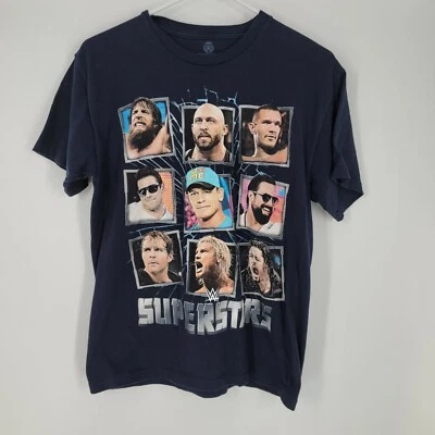 Camiseta juvenil WWE World Wide Entertainment Wrestling Superstars talla grande Foto 1 de 3
