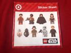 Lot of 10 The Last Jedi Target Exclusive LEGO Star Wars Sticker Sheets BB-8
