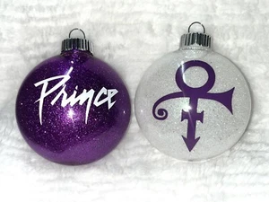 Handmade Prince Shatterproof Christmas Ornaments Set of 2 NEW - Picture 1 of 1