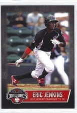 2017 Hickory Crawdads (High A-Texas Rangers) Series 2 Eric Jenkins