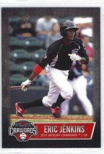 2017 Hickory Crawdads (High A-Texas Rangers) Series 2 Eric Jenkins