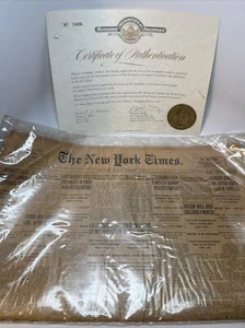 AUTHENTISCH New York Times 5. Februar 1921 Zeitung mit Coa Whisky Still Galli Curci - Bild 1 von 7