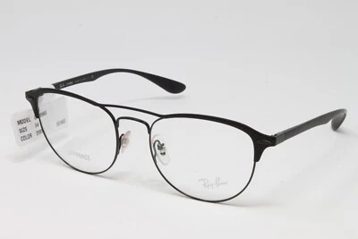 Ray Ban Liteforce Eyeglasses Men's Metal Frame RX3596-2995 Matte Black 54-19-145 - Image 1 of 4
