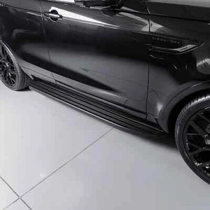 Range Rover VELAR L560 2017 ONWARDS Side Steps Rubber Moulded All Black UK MADE - Picture 1 of 2