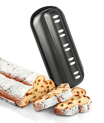 Zenker Stollenform Backform Stollenhaube Antihaftbeschichtet Schwarz 31 x 15 cm - Bild 1 von 4