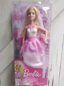 RARE Pink and White Bride Barbie Doll Toy - Brand New - Picture 1 of 7