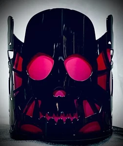 New Scary Skull & Spider 3-Wick Candle Holder Halloween Metal Bath & Body Works - Picture 1 of 11
