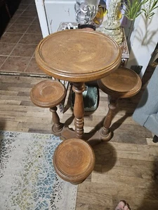 Vintage Plant STAND Butler 4 Tier - Picture 1 of 13