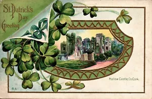 ST. PATRICK'S DAY POSTKARTE Mallow Castle, Co. Cork, - Bild 1 von 2