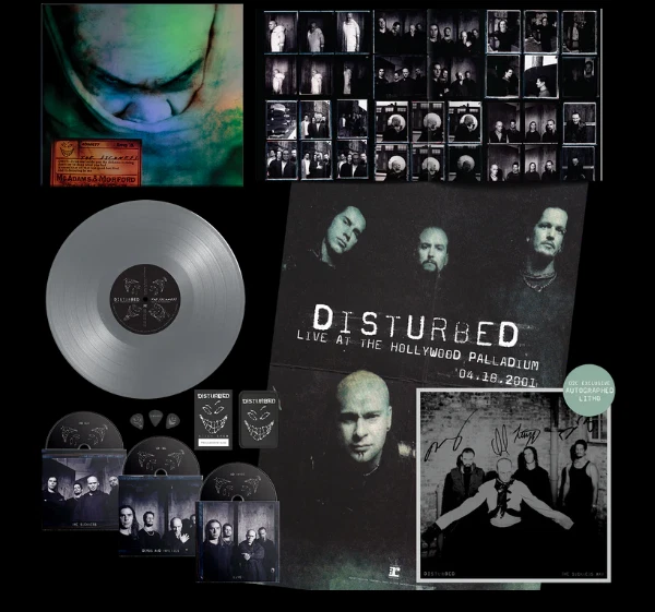 SIGNED Disturbed The Sickness Box Set vinyl 3cd book,pics.passes in stock - Image 1 of 1