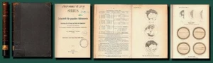 1890 German Astronomy: Sirius/ Mars + Venus Maps/Eclipse Photos/12 plates/VG+ - Imagen 1 de 14