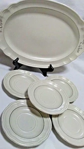 Pfaltzgraff HEIRLOOM Piatto da portata ovale 14 3/4" L e 5 piattini 6" D - Foto 1 di 11