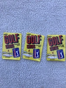 3 Pro Golf stars Set 1980 PGA Golf Tour Trading Cards Sealed Unopened Packs - Picture 1 of 12
