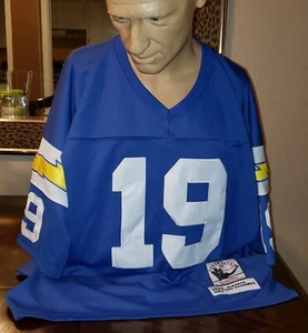 LANCE ALWORTH SAN DIEGO CHARGERS MITCHELL & NESS 1963 THROWBACK JERSEY SIZE 56 - Picture 1 of 11