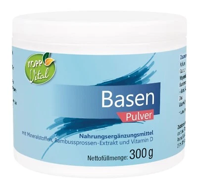 KOPP Vital® Basen Pulver 300 g - basische Mineralstoffe - Säure-Basen-Haushalt  - Bild 1 von 4