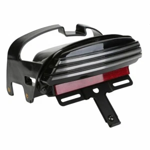 Rear Brake Tail Light Plastic Motorcycle Turn Signals LED Fit For Harley Dyna - Picture 1 of 5