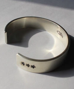 NAVAJO INDIAN JEWELRY Silver bangle STANLEY PARKER fridge limited model - Picture 1 of 11