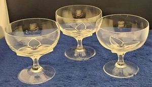 Set of 3 Rosenthal Iris (Frosted Stem) Champagne/Tall Sherbet - Picture 1 of 4