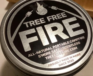 Lagerfeuer Wandern Baum Free Fire Tragbare Tischfeuerstelle Ganz Natur Kerze - Bild 1 von 4