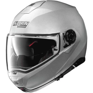 Nolan N100-5 Motorcycle Helmet - Platinum Silver - CHOOSE SIZE - Picture 1 of 2