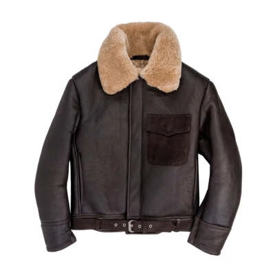 COCKPIT USA B-2 Sheepskin Jacket Z21C106 USA MADE - Image 1 of 4