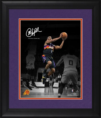 Chris Paul Phoenix Suns FRMD 11x14 Spotlight Photograph - Facsimile Signature Cover