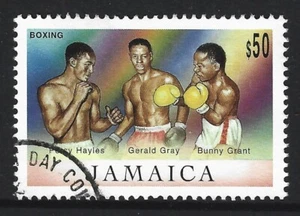 JAMAICA 1999 Tribute to Sport BOXING 1v USED - Picture 1 of 1