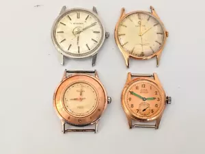 .4 ) 1940-60s GENTS WATCHES ETERNA,CERTINA,CYMA AND UNUSUAL NIVADA ALL RUN FOR R - Picture 1 of 8