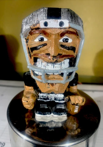 Oakland Raider Jim Otto # 00 Dash Stickem  Logo Figure 4” Tall Cover