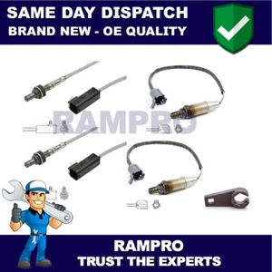 Juego de 4 sensores lambda delanteros + traseros Rampro + herramienta de montaje para Chrysler Viper - Imagen 1 de 2
