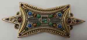 JEWISH STAR MICHAL GOLAN MEZUZAH CRYSTAL AND GLASS EMBELLISHED MEZUZAH - Imagen 1 de 6