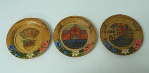 QUADRETTO PIATTO SOUVENIR CALABRIA IN LEGNO VARI MODELLI VINTAGE CU118 - Picture 1 of 4
