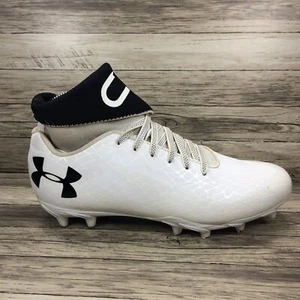 Under Armour C1N MC Jr. White Jewel Football Cleats Youth Size 6Y 3022670-100 - Picture 1 of 17