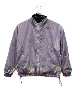Left Alone Reversible jacket Size: M Purple x black Men 20LA-001 - Picture 1 of 9