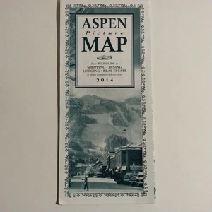 Aspen Picture Map Your Best Guide To Shopping Dining Lodging Real Estate And Oth - Picture 1 of 2