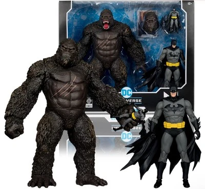 Batman vs King Kong McFarlane Toys DC Multiverse Justice League Monsterverse - Image 1 of 4