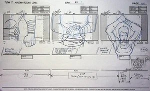 Legend of the Dragon 2005 Production Hand Drawn Storyboard BKN International - Bild 1 von 2