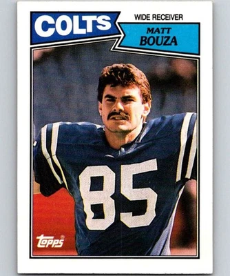 1987 Topps #377 Matt Bouza Indianapolis Colts - Image 1 of 2