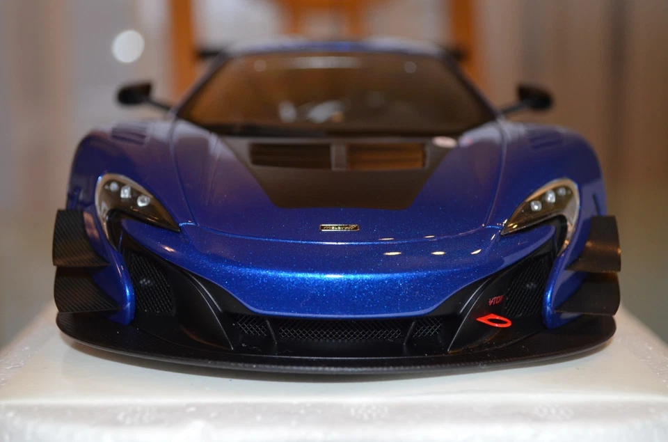 Autoart 1:18 Mclaren 650S GT3 (Blau/Black Accents) - Bild 1 von 4