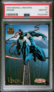 1994 Marvel Universe #2 Venom Freeze Frames PSA 10 ๐ - Picture 1 of 2
