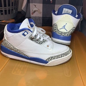 Nike Boys Air Jordan 3 “Wizards” DM0966-148 Size 3Y Shoes Sneakers - Picture 1 of 10