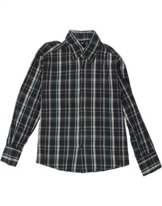 GAP Boys Shirt 15-16 Years XL Navy Blue Check Cotton AS13 - Picture 1 of 4