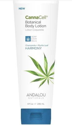 Canna Cell Botanical Body Lotion Harmony, Andalou Naturals CannaCell Body Lotion - Image 1 of 3