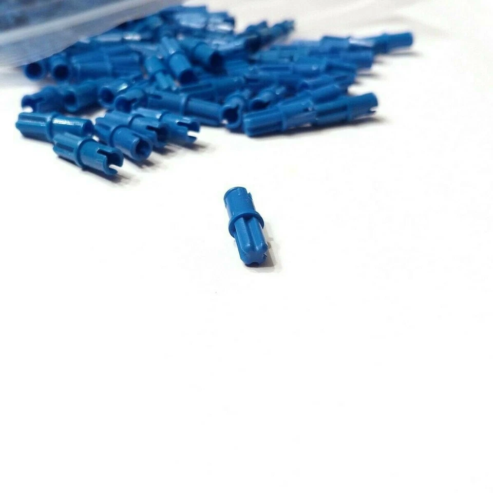 10x Blue Lego Technic Axle Pin with Friction Ridges Lengthwise - 43093 - Image 1 of 1