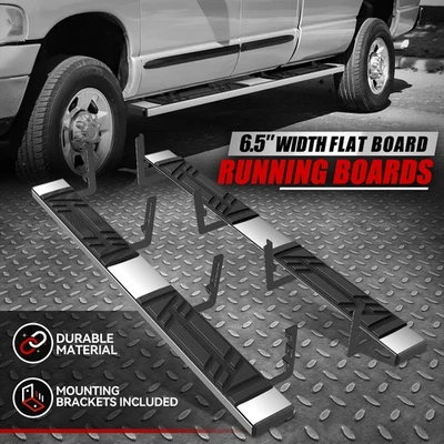 For 02-09 Dodge Ram 1500 2500 3500 Crew Cab 6.5" Running Boards Side Step Bars Foto 1 de 4