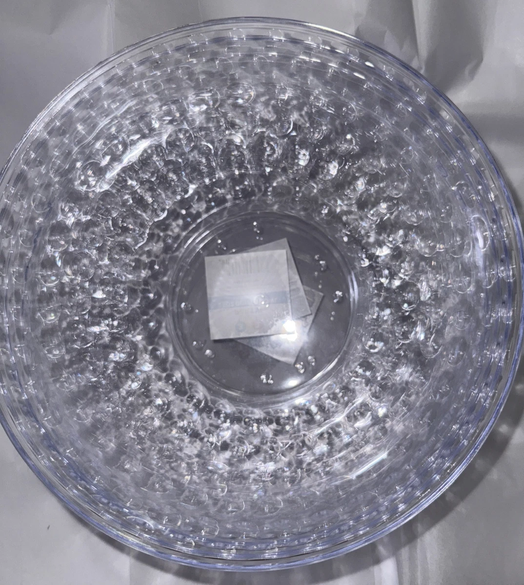 Posh Setting - Cuencos De Plástico Transparente Para Fiesta (8 Onzas - 4 Unidades) Cuadrados