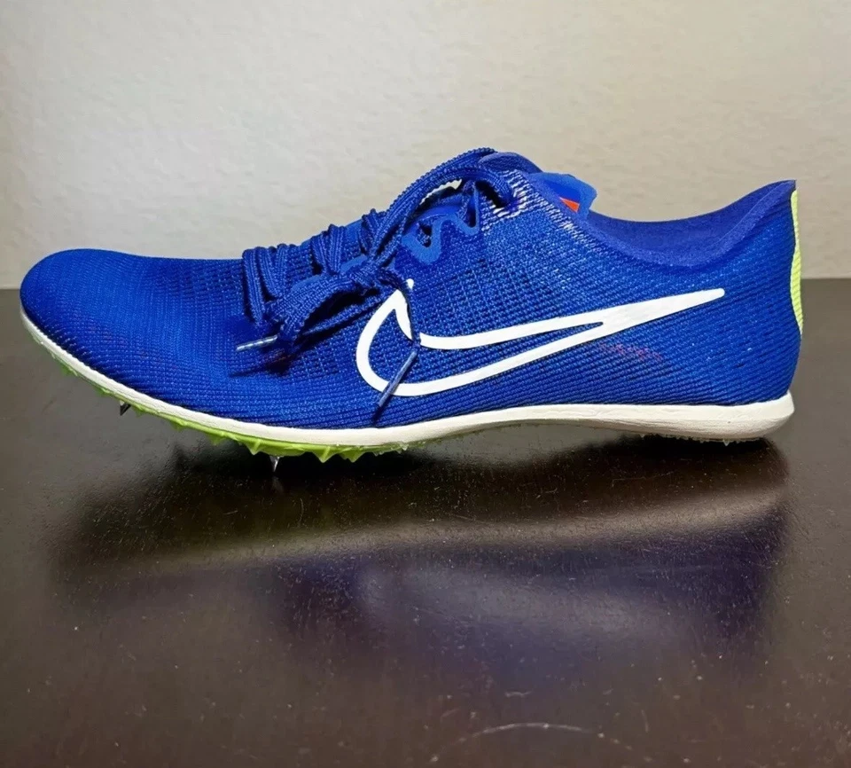 Bolsa de Chuteiras Nike Zoom Mamba 6 Masculina Tamanho 12 Corrida Azul Limão Blast Track DR2733-600 - Imagem 1 de 4