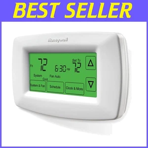 Large Touchscreen Thermostat, Weekly Schedule - Picture 1 of 3